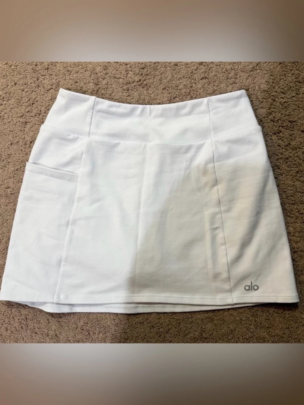 ALO Yoga Airbrush High-Waist Good Form Tennis Skirt